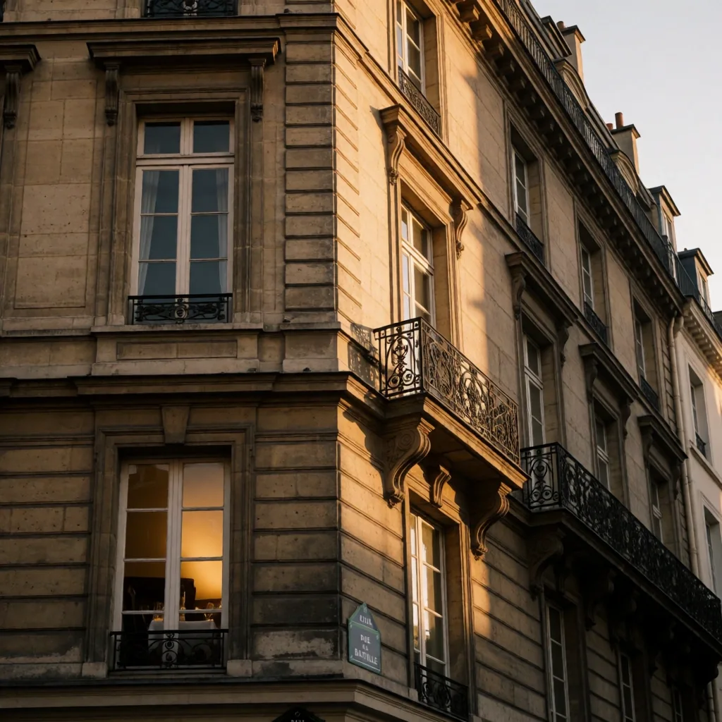 Architecture historique de la Rue de la Bastille